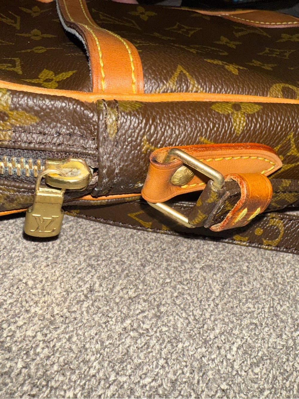Vintage Louis Vuitton Monogram Danube Crossbody Bag - Picture 7 of 14